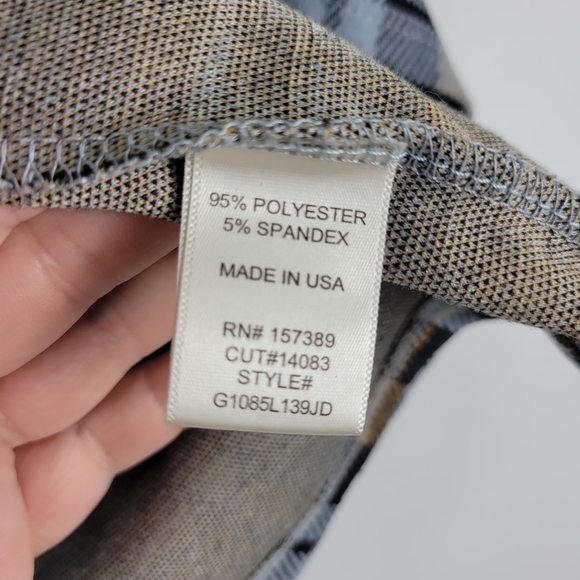 Altar'd State Plaid Mini Skirt Blue Brown Pleated Size Large Clueless Vibes - Picture 5 of 6